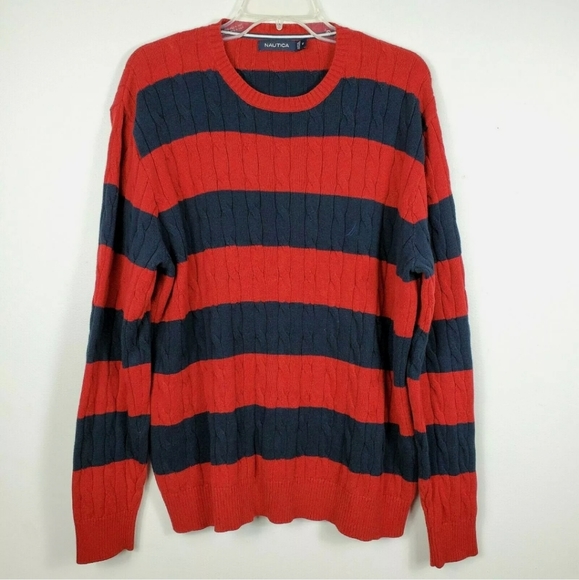 Nautica Other - Vintage Nautica Crewneck Cable Knit Sweater Logo